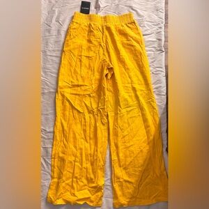 Yellow Linen Pants